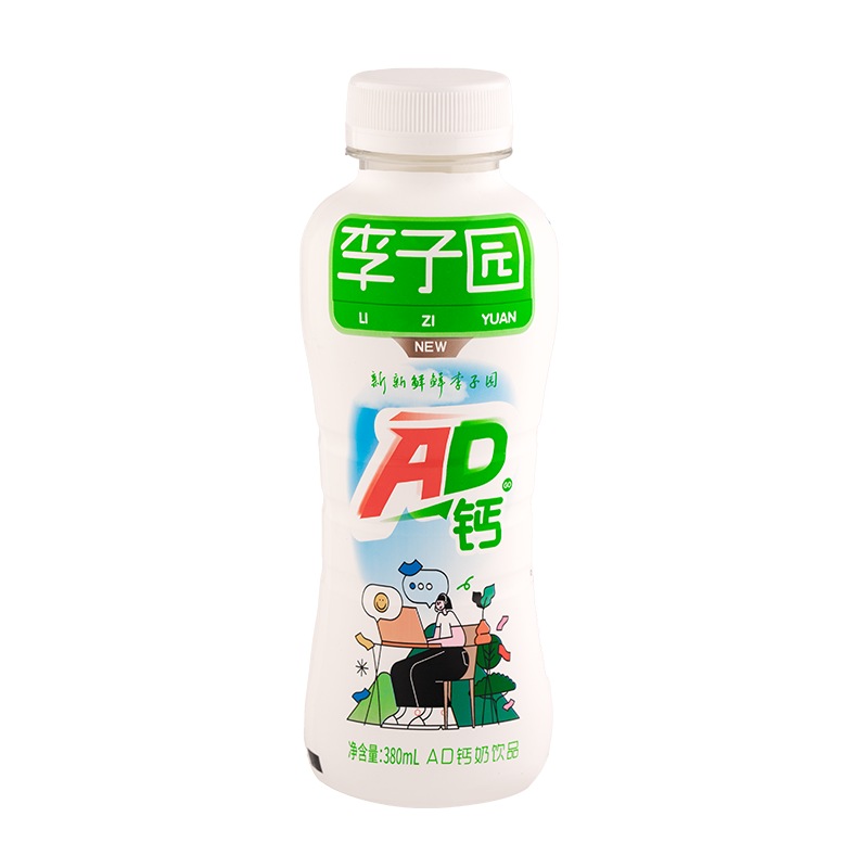 AD钙奶饮品，单瓶净含量380ml